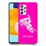 אופנוע שלג כיסוי מגן קשיח בעיצוב אישי עם השם שלך ל Samsung Galaxy A52s 5G יחידה אחת סקרין מובייל