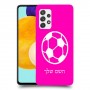 כדורגל - כדור כיסוי מגן קשיח בעיצוב אישי עם השם שלך ל Samsung Galaxy A52s 5G יחידה אחת סקרין מובייל