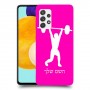 הרמת משקולות כיסוי מגן קשיח בעיצוב אישי עם השם שלך ל Samsung Galaxy A52s 5G יחידה אחת סקרין מובייל