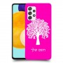 עץ כיסוי מגן קשיח בעיצוב אישי עם השם שלך ל Samsung Galaxy A52s 5G יחידה אחת סקרין מובייל