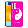 סמל יינג יאנג - סין כיסוי מגן קשיח בעיצוב אישי עם השם שלך ל Samsung Galaxy A52s 5G יחידה אחת סקרין מובייל