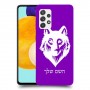 זאב כיסוי מגן קשיח בעיצוב אישי עם השם שלך ל Samsung Galaxy A52s 5G יחידה אחת סקרין מובייל