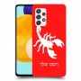 עקרב כיסוי מגן קשיח בעיצוב אישי עם השם שלך ל Samsung Galaxy A52s 5G יחידה אחת סקרין מובייל
