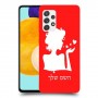 אישה אהבה כיסוי מגן קשיח בעיצוב אישי עם השם שלך ל Samsung Galaxy A52s 5G יחידה אחת סקרין מובייל