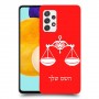 מאזניים כיסוי מגן קשיח בעיצוב אישי עם השם שלך ל Samsung Galaxy A52s 5G יחידה אחת סקרין מובייל