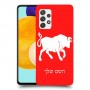 שור כיסוי מגן קשיח בעיצוב אישי עם השם שלך ל Samsung Galaxy A52s 5G יחידה אחת סקרין מובייל