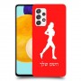 ג'וגלין - אישה כיסוי מגן קשיח בעיצוב אישי עם השם שלך ל Samsung Galaxy A52s 5G יחידה אחת סקרין מובייל