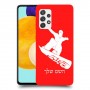סנובורד כיסוי מגן קשיח בעיצוב אישי עם השם שלך ל Samsung Galaxy A52s 5G יחידה אחת סקרין מובייל