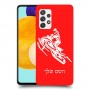 אופנוע שלג כיסוי מגן קשיח בעיצוב אישי עם השם שלך ל Samsung Galaxy A52s 5G יחידה אחת סקרין מובייל