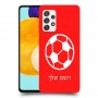 כדורגל - כדור כיסוי מגן קשיח בעיצוב אישי עם השם שלך ל Samsung Galaxy A52s 5G יחידה אחת סקרין מובייל
