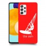 גלישת מפרש כיסוי מגן קשיח בעיצוב אישי עם השם שלך ל Samsung Galaxy A52s 5G יחידה אחת סקרין מובייל