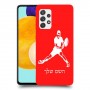 שחקן טניס כיסוי מגן קשיח בעיצוב אישי עם השם שלך ל Samsung Galaxy A52s 5G יחידה אחת סקרין מובייל
