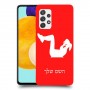 אימון ספורט - אישה כיסוי מגן קשיח בעיצוב אישי עם השם שלך ל Samsung Galaxy A52s 5G יחידה אחת סקרין מובייל
