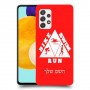 טריאתלון כיסוי מגן קשיח בעיצוב אישי עם השם שלך ל Samsung Galaxy A52s 5G יחידה אחת סקרין מובייל