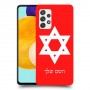 מגן דוד - ישראל כיסוי מגן קשיח בעיצוב אישי עם השם שלך ל Samsung Galaxy A52s 5G יחידה אחת סקרין מובייל