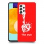 פסל החירות כיסוי מגן קשיח בעיצוב אישי עם השם שלך ל Samsung Galaxy A52s 5G יחידה אחת סקרין מובייל