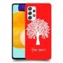 עץ כיסוי מגן קשיח בעיצוב אישי עם השם שלך ל Samsung Galaxy A52s 5G יחידה אחת סקרין מובייל