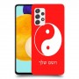 סמל יינג יאנג - סין כיסוי מגן קשיח בעיצוב אישי עם השם שלך ל Samsung Galaxy A52s 5G יחידה אחת סקרין מובייל