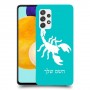 עקרב כיסוי מגן קשיח בעיצוב אישי עם השם שלך ל Samsung Galaxy A52s 5G יחידה אחת סקרין מובייל