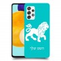 אריה כיסוי מגן קשיח בעיצוב אישי עם השם שלך ל Samsung Galaxy A52s 5G יחידה אחת סקרין מובייל
