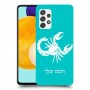עקרב כיסוי מגן קשיח בעיצוב אישי עם השם שלך ל Samsung Galaxy A52s 5G יחידה אחת סקרין מובייל