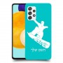 סנובורד כיסוי מגן קשיח בעיצוב אישי עם השם שלך ל Samsung Galaxy A52s 5G יחידה אחת סקרין מובייל