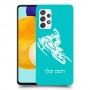 אופנוע שלג כיסוי מגן קשיח בעיצוב אישי עם השם שלך ל Samsung Galaxy A52s 5G יחידה אחת סקרין מובייל
