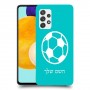 כדורגל - כדור כיסוי מגן קשיח בעיצוב אישי עם השם שלך ל Samsung Galaxy A52s 5G יחידה אחת סקרין מובייל