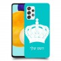 כתר מלכותי כיסוי מגן קשיח בעיצוב אישי עם השם שלך ל Samsung Galaxy A52s 5G יחידה אחת סקרין מובייל