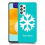 שלג כיסוי מגן קשיח בעיצוב אישי עם השם שלך ל Samsung Galaxy A52s 5G יחידה אחת סקרין מובייל