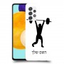 הרמת משקולות כיסוי מגן קשיח בעיצוב אישי עם השם שלך ל Samsung Galaxy A52s 5G יחידה אחת סקרין מובייל