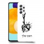 פסל החירות כיסוי מגן קשיח בעיצוב אישי עם השם שלך ל Samsung Galaxy A52s 5G יחידה אחת סקרין מובייל