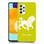 אריה כיסוי מגן קשיח בעיצוב אישי עם השם שלך ל Samsung Galaxy A52s 5G יחידה אחת סקרין מובייל
