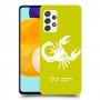 עקרב כיסוי מגן קשיח בעיצוב אישי עם השם שלך ל Samsung Galaxy A52s 5G יחידה אחת סקרין מובייל