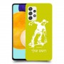 ילד סקייטבורד כיסוי מגן קשיח בעיצוב אישי עם השם שלך ל Samsung Galaxy A52s 5G יחידה אחת סקרין מובייל