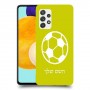 כדורגל - כדור כיסוי מגן קשיח בעיצוב אישי עם השם שלך ל Samsung Galaxy A52s 5G יחידה אחת סקרין מובייל