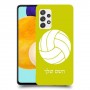 כדורעף - כדור כיסוי מגן קשיח בעיצוב אישי עם השם שלך ל Samsung Galaxy A52s 5G יחידה אחת סקרין מובייל