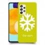 שלג כיסוי מגן קשיח בעיצוב אישי עם השם שלך ל Samsung Galaxy A52s 5G יחידה אחת סקרין מובייל