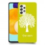 עץ כיסוי מגן קשיח בעיצוב אישי עם השם שלך ל Samsung Galaxy A52s 5G יחידה אחת סקרין מובייל