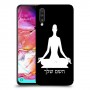 יוגה כיסוי מגן קשיח בעיצוב אישי עם השם שלך ל Samsung Galaxy A70 יחידה אחת סקרין מובייל