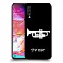 חצוצרה כיסוי מגן קשיח בעיצוב אישי עם השם שלך ל Samsung Galaxy A70 יחידה אחת סקרין מובייל