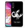 עקרב כיסוי מגן קשיח בעיצוב אישי עם השם שלך ל Samsung Galaxy A70 יחידה אחת סקרין מובייל