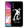 ילד סקייטבורד כיסוי מגן קשיח בעיצוב אישי עם השם שלך ל Samsung Galaxy A70 יחידה אחת סקרין מובייל