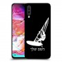 גלישת מפרש כיסוי מגן קשיח בעיצוב אישי עם השם שלך ל Samsung Galaxy A70 יחידה אחת סקרין מובייל