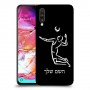 שחקן כדורעף כיסוי מגן קשיח בעיצוב אישי עם השם שלך ל Samsung Galaxy A70 יחידה אחת סקרין מובייל