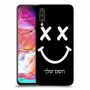 סמיילי כיסוי מגן קשיח בעיצוב אישי עם השם שלך ל Samsung Galaxy A70 יחידה אחת סקרין מובייל
