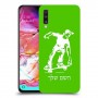 ילד סקייטבורד כיסוי מגן קשיח בעיצוב אישי עם השם שלך ל Samsung Galaxy A70 יחידה אחת סקרין מובייל