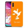 צפרדע טרופית כיסוי מגן קשיח בעיצוב אישי עם השם שלך ל Samsung Galaxy A70 יחידה אחת סקרין מובייל