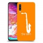 סקספון כיסוי מגן קשיח בעיצוב אישי עם השם שלך ל Samsung Galaxy A70 יחידה אחת סקרין מובייל