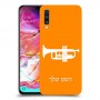 חצוצרה כיסוי מגן קשיח בעיצוב אישי עם השם שלך ל Samsung Galaxy A70 יחידה אחת סקרין מובייל